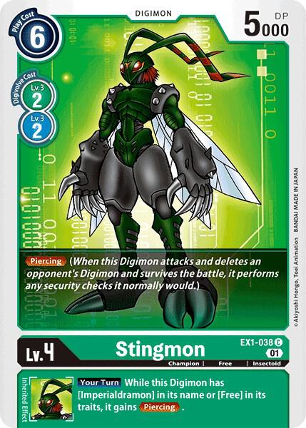 Stingmon - EX1-038