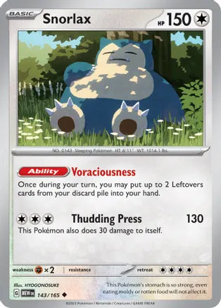 Snorlax - SV: 151 Collection (MEW)