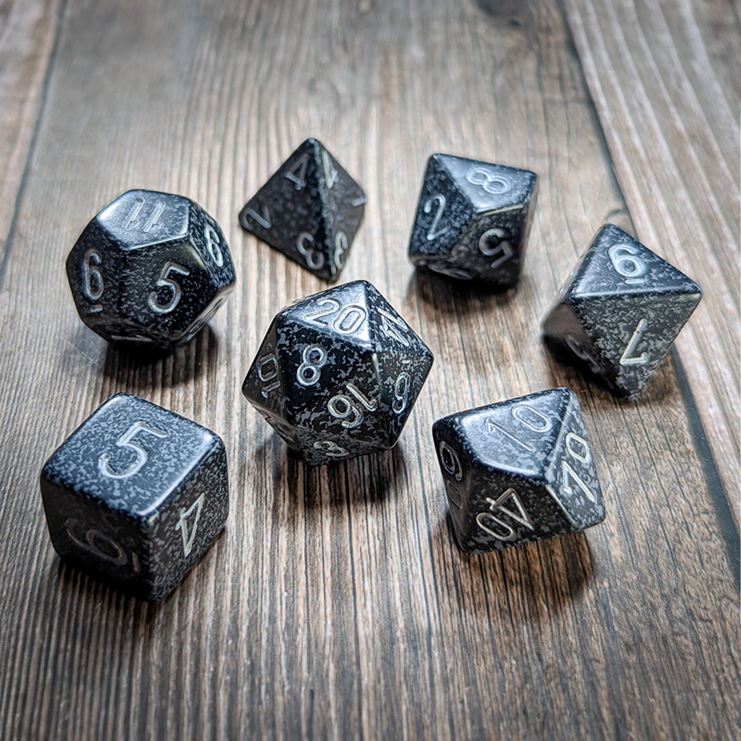 Chessex Speckled Ninja 7-Set Dice