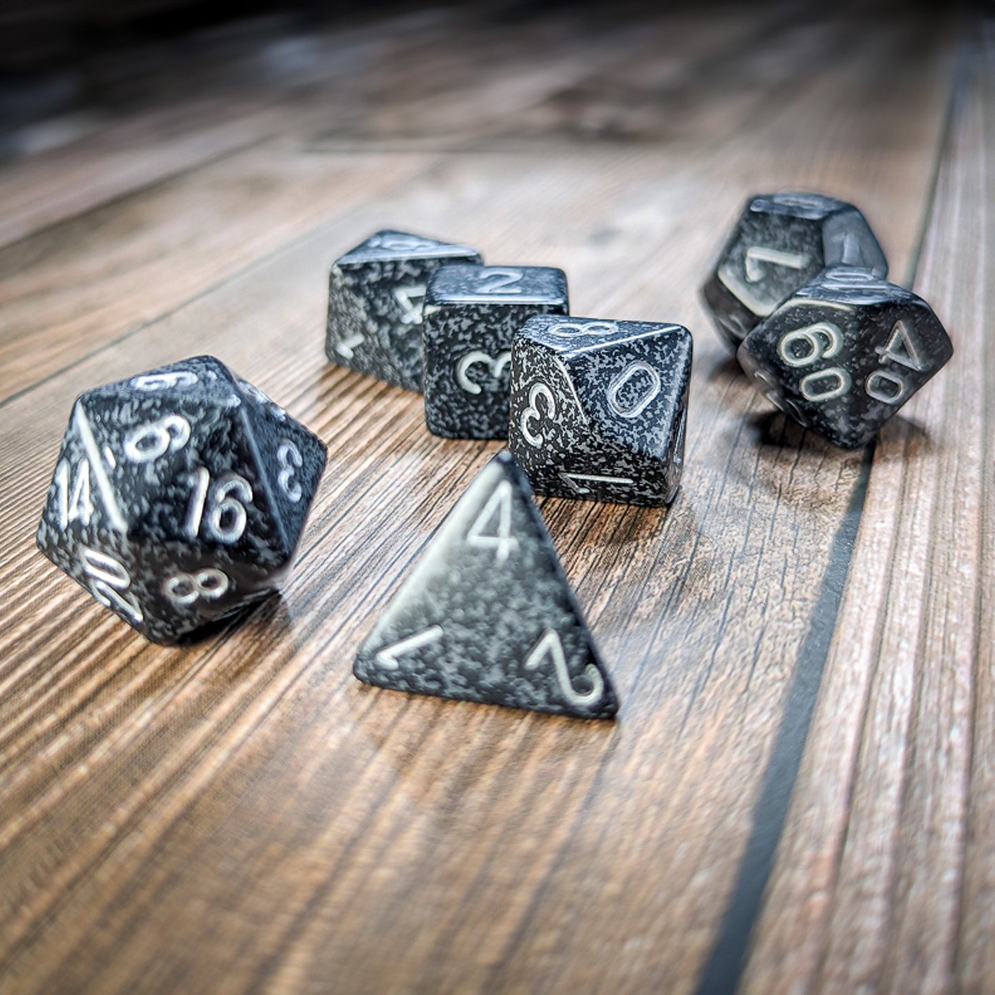 Chessex Speckled Ninja 7-Set Dice