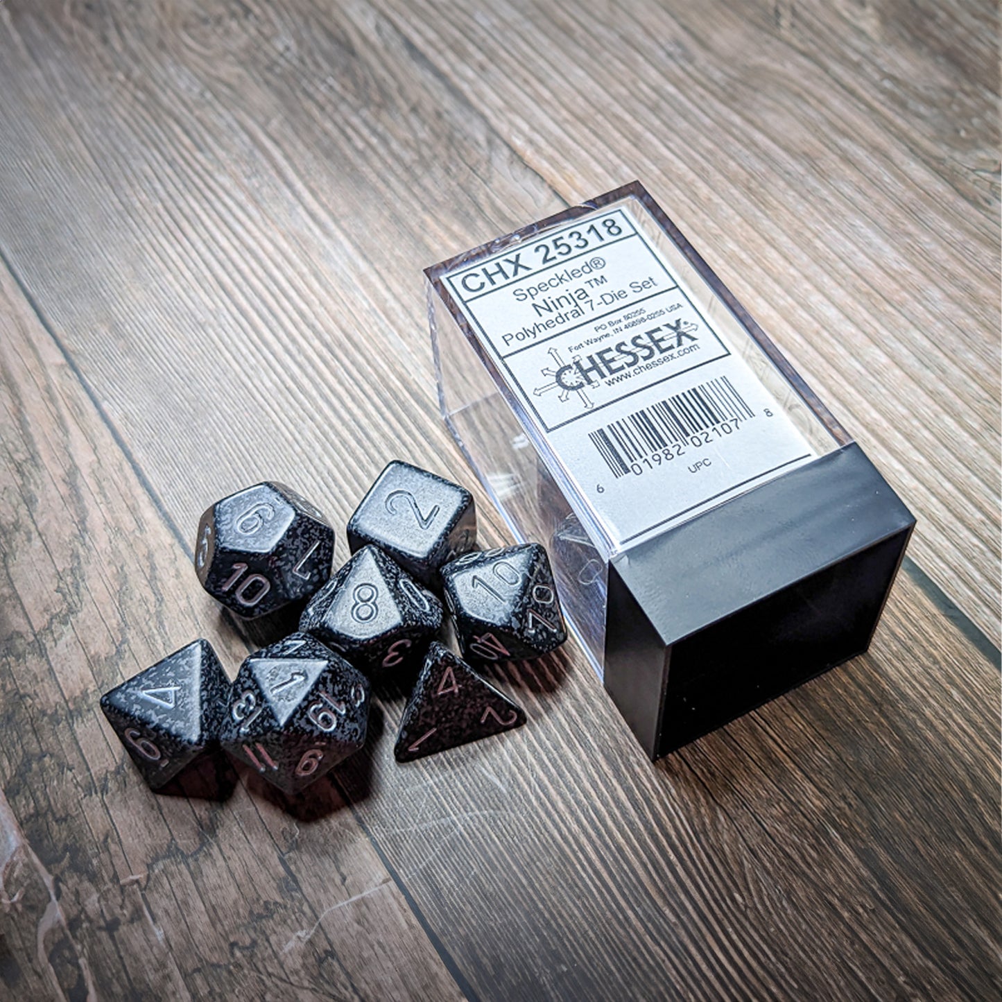 Chessex Speckled Ninja 7-Set Dice