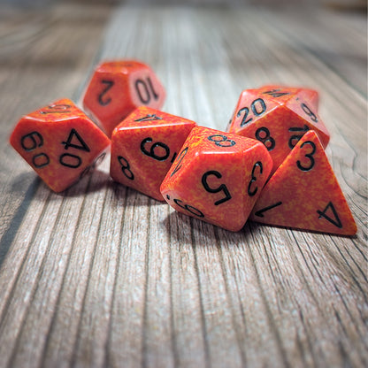 Chessex Speckled Fire 7-Set Dice