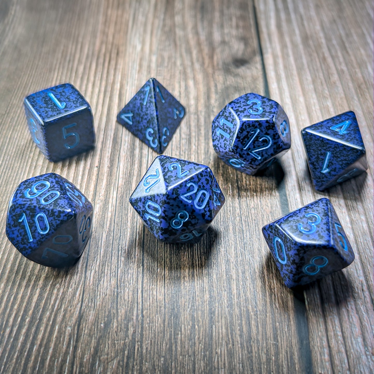 Chessex Speckled Cobalt 7-Set Dice