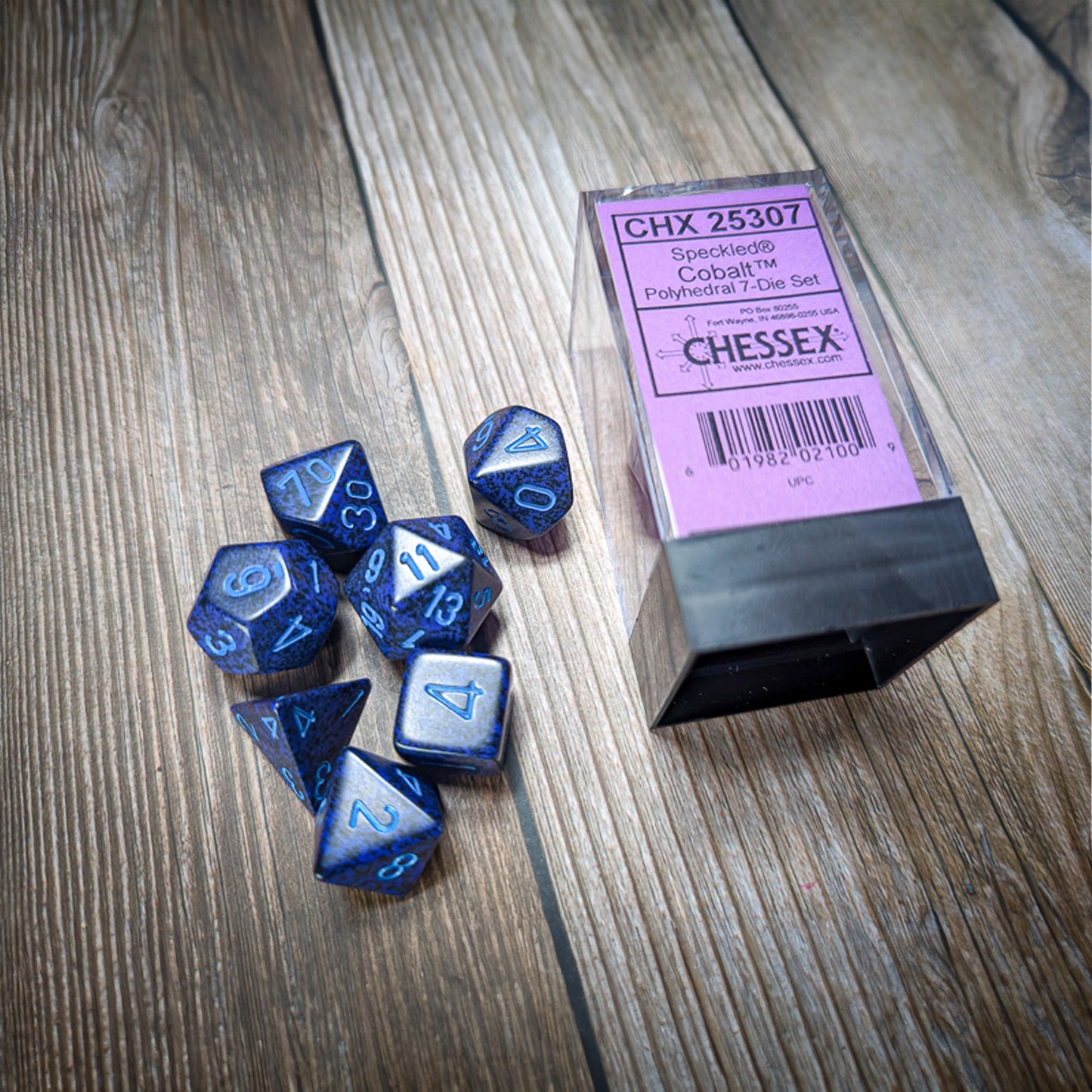 Chessex Speckled Cobalt 7-Set Dice