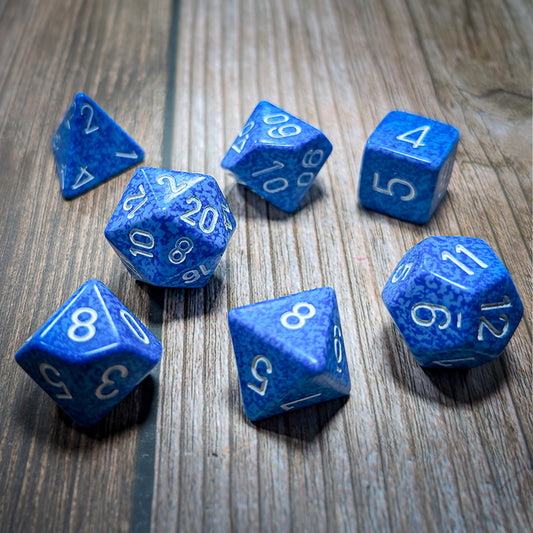 Chessex Speckled Water 7-Set Dice