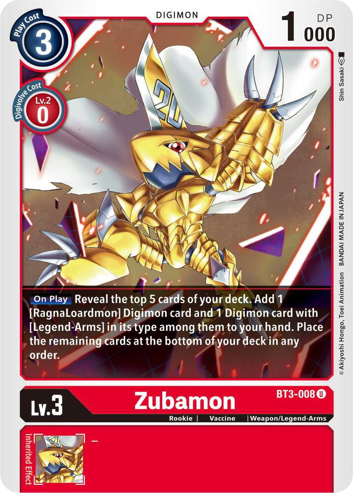 Zubamon - BT3-008